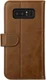 Rosso Deluxe Samsung Galaxy Note 8 Hoesje Echt Leer Book Case Bruin afbeelding 2
