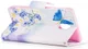 Nokia 3 Portemonnee Hoesje Print Bloemen &amp; Vlinder afbeelding 4