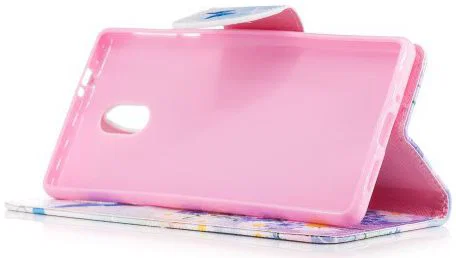 Nokia 3 Portemonnee Hoesje Print Bloemen &amp; Vlinder afbeelding 5