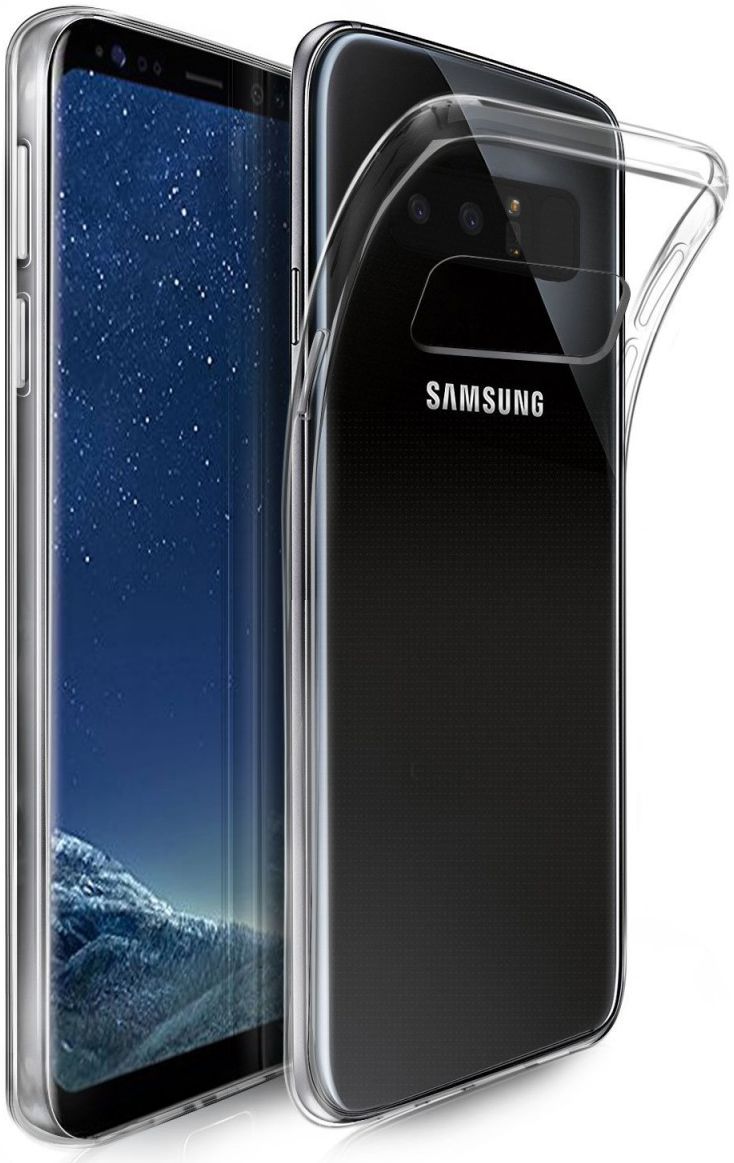 Samsung Galaxy Note 8 Hoesje Dun TPU Transparant afbeelding 1
