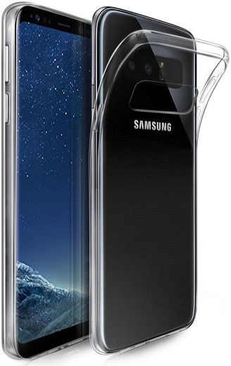 Samsung Galaxy Note 8 Hoesje Dun TPU Transparant afbeelding 1