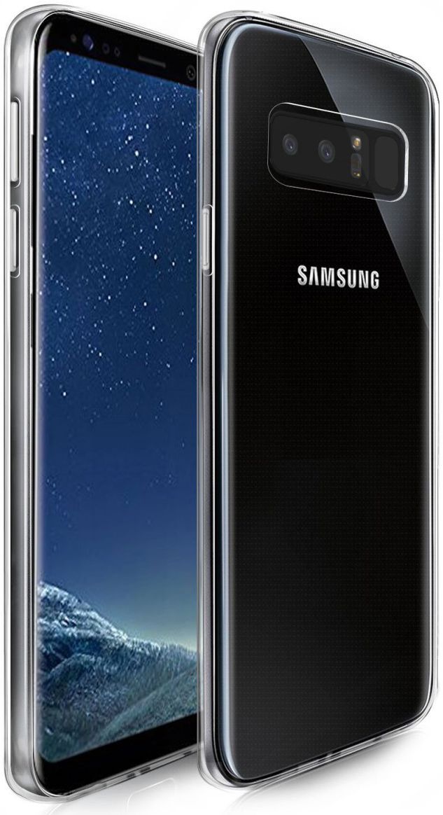 Samsung Galaxy Note 8 Hoesje Dun TPU Transparant afbeelding 3