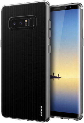 Samsung Galaxy Note 8 Hoesje Dun TPU Transparant afbeelding 5