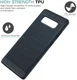 Samsung Galaxy Note 8 Geborsteld TPU Hoesje Blauw afbeelding 2