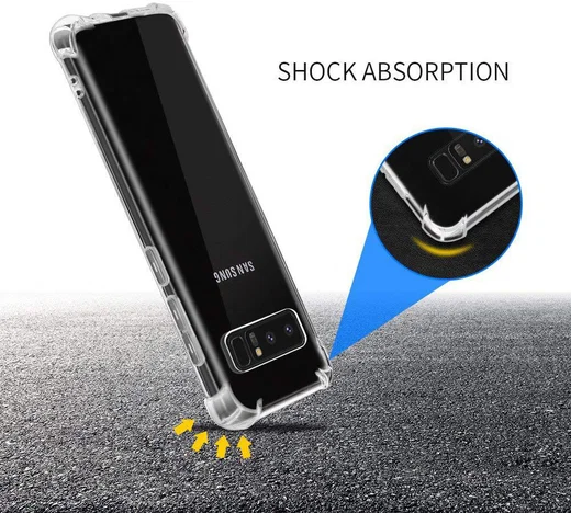 Samsung Galaxy Note 8 Robuust Transparant Hoesje afbeelding 3