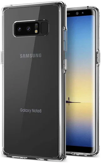Samsung Galaxy Note 8 TPU Bumper Hoesje Transparant afbeelding 1