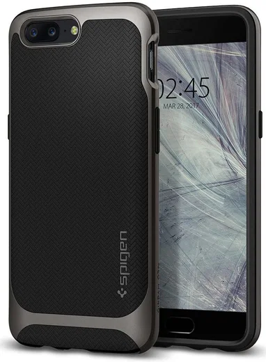 Spigen Neo Hybrid Hoesje OnePlus 5 Grijs afbeelding 1