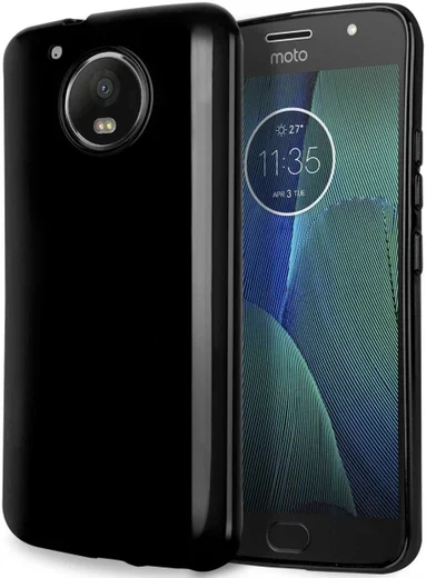 Motorola Moto G5s TPU Hoesje Zwart afbeelding 1