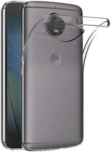 Motorola Moto G5s Hoesje Dun TPU Transparant afbeelding 1