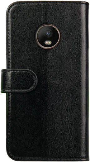Rosso Element Motorola Moto G5s Plus Hoesje Book Cover Zwart afbeelding 2