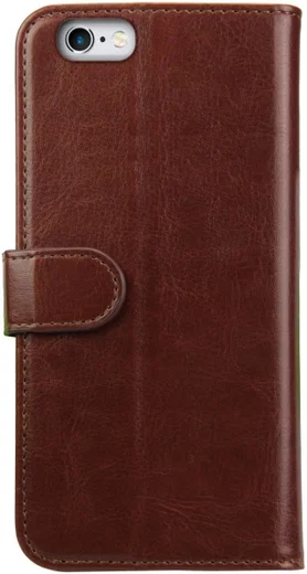 Rosso Element Apple iPhone 6 / 6S Hoesje Book Cover Bruin afbeelding 2