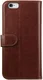 Rosso Element Apple iPhone 6 / 6S Hoesje Book Cover Bruin afbeelding 2