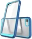 Apple iPhone SE (2020) Hoesje Transparant met Shock Proof Bumper Blauw afbeelding 1
