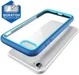 Apple iPhone SE (2020) Hoesje Transparant met Shock Proof Bumper Blauw afbeelding 6