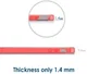 Apple iPhone 5(S)/SE Geborsteld TPU Hoesje Rood afbeelding 8