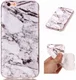 Apple iPhone 6 / 6S TPU Hoesje Marmer Wit afbeelding 1