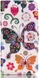 Apple iPhone 5/5s/SE Portemonnee Hoesje met Vlinder Print afbeelding 1