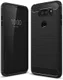 LG V30 / V30S Geborsteld TPU Hoesje Zwart afbeelding 1