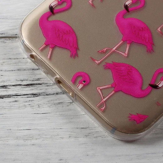 Samsung Galaxy A5 (2017) TPU Hoesje Flamingos afbeelding 4