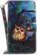 Samsung Galaxy J3 (2017) Portemonnee Hoesje met Uil Print afbeelding 1