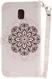 Samsung Galaxy J3 (2017) Portemonnee Hoesje met Bloem Print afbeelding 4