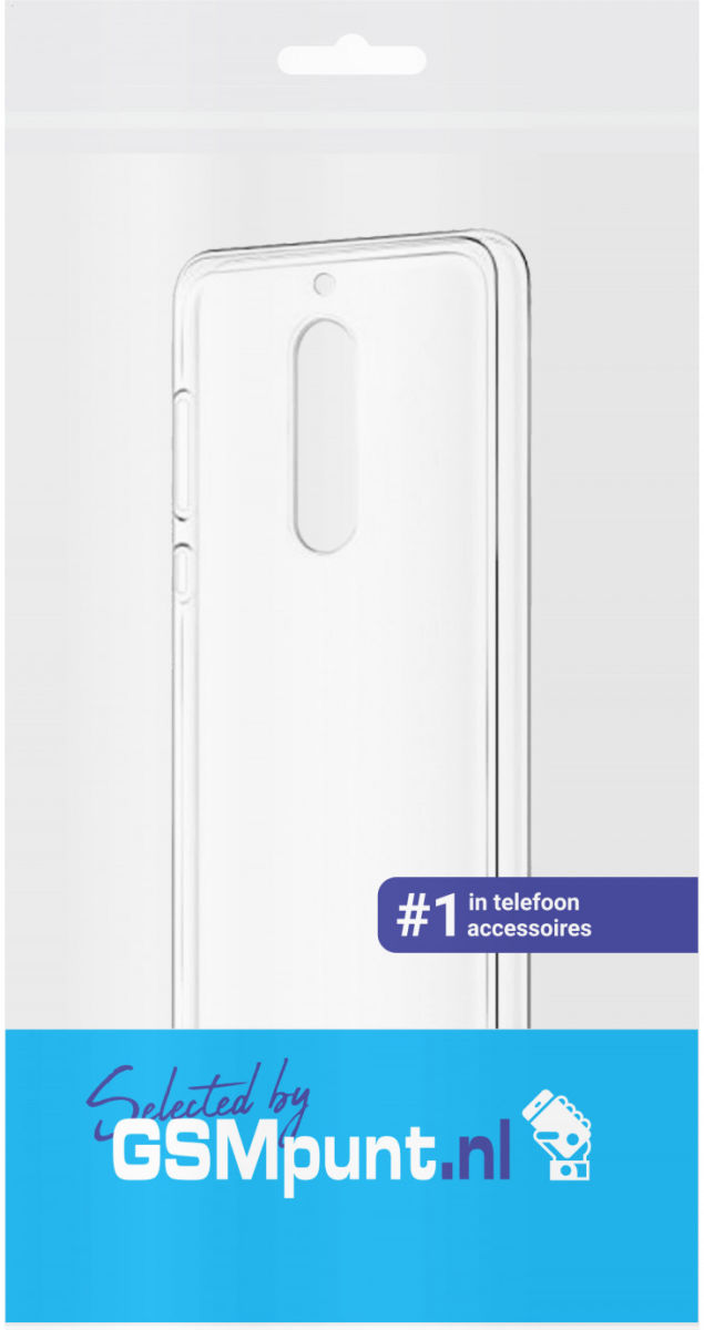 Nokia 8 Hoesje Dun TPU Transparant afbeelding 3