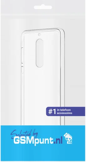 Nokia 8 Hoesje Dun TPU Transparant afbeelding 3
