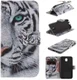 Samsung Galaxy J5 (2017) Portemonnee Hoesje Tijger afbeelding 1
