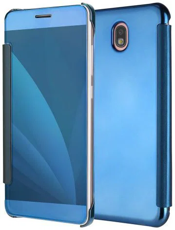 Samsung Galaxy J5 (2017) Spiegel Hoesje Blauw afbeelding 1