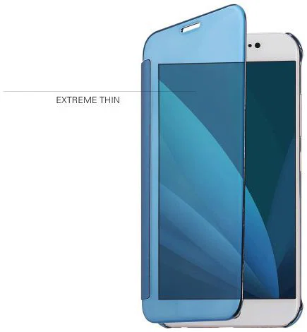 Samsung Galaxy J5 (2017) Spiegel Hoesje Blauw afbeelding 2