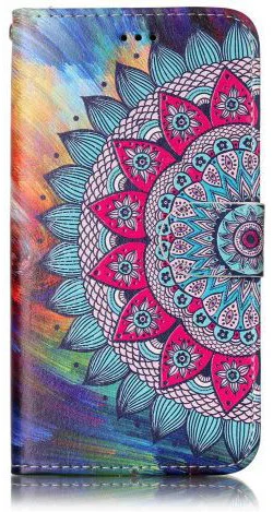 Motorola Moto G5 Portemonnee Hoesje met Bloem Print afbeelding 3