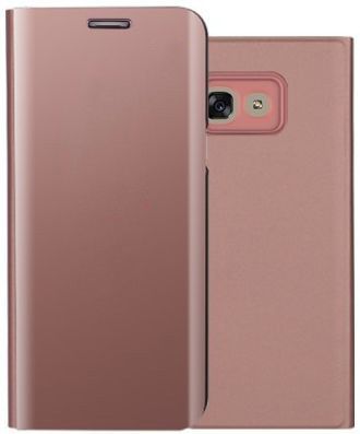 Samsung Galaxy A3 (2017) Spiegel Hoesje Roze afbeelding 1