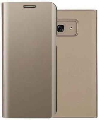 Samsung Galaxy A3 (2017) Spiegel Hoesje Goud afbeelding 1