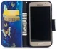 Samsung Galaxy A3 (2017) Portemonnee Hoesje met Vlinders Print Blauw afbeelding 2