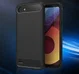 LG Q6 Geborsteld TPU Hoesje Zwart afbeelding 7