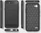LG Q6 Geborsteld TPU Hoesje Rood afbeelding 6