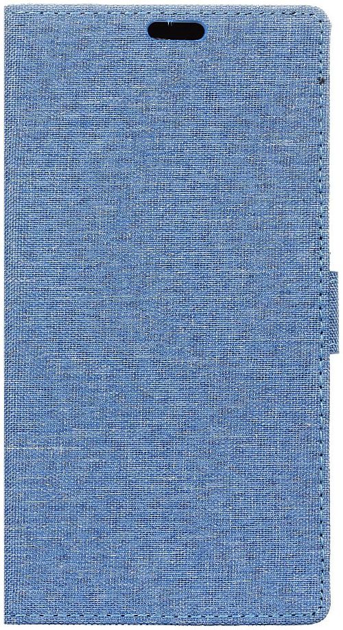 LG Q6 Linnen Portemonnee Hoesje Blauw afbeelding 1