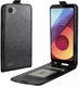LG Q6 Verticaal Flip Hoesje Zwart afbeelding 1