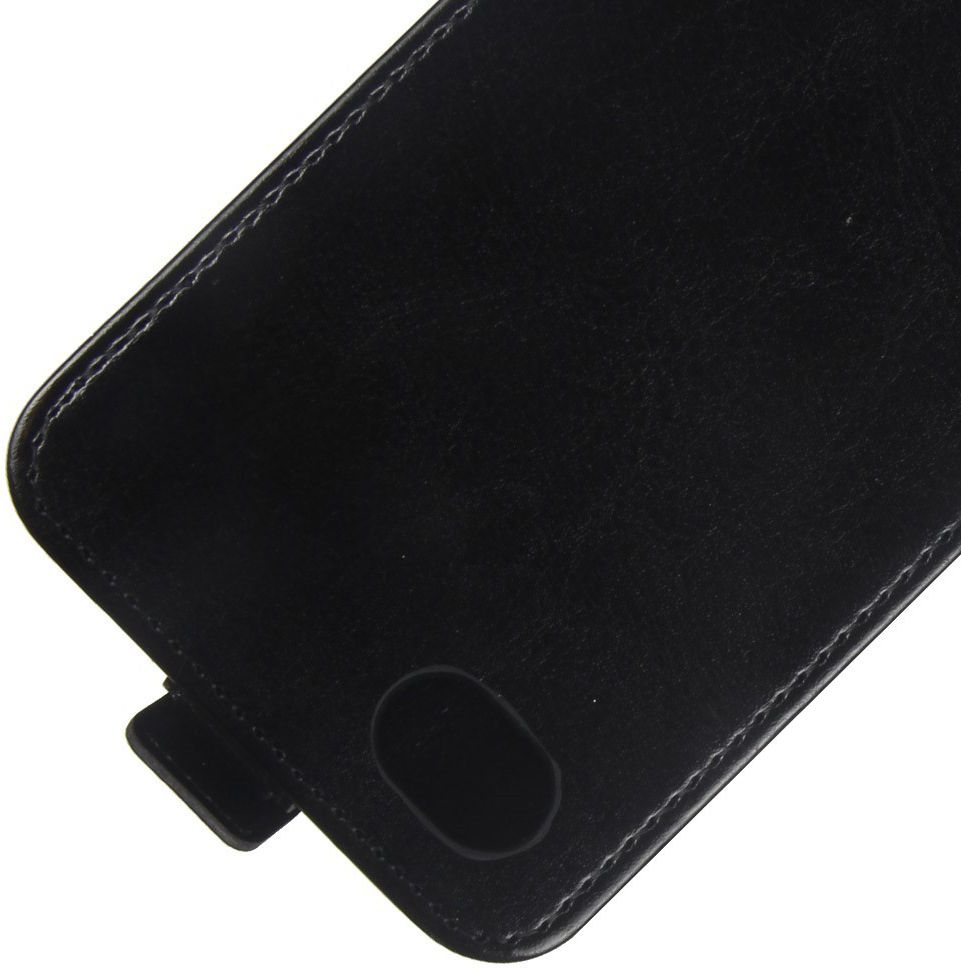 LG Q6 Verticaal Flip Hoesje Zwart afbeelding 3