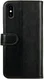 Rosso Element Apple iPhone X Hoesje Book Cover Zwart afbeelding 2