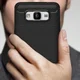 Samsung Galaxy Grand Prime Geborsteld TPU Hoesje Zwart afbeelding 9