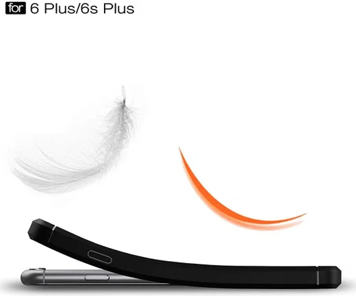 Apple iPhone 6S Plus Geborsteld TPU Hoesje Rood afbeelding 2