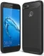 Huawei Y6 Pro (2017) Geborsteld TPU Hoesje Zwart afbeelding 1