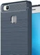 Huawei P9 Lite Geborsteld TPU Hoesje Blauw afbeelding 2