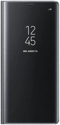 Samsung Galaxy Note 8 Clear View Stand Cover Case Zwart afbeelding 1