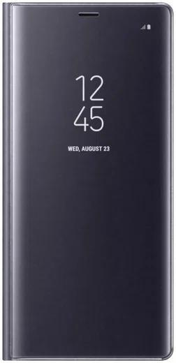 Samsung Galaxy Note 8 Clear View Stand Cover Case Grijs afbeelding 1