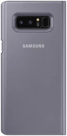Samsung Galaxy Note 8 Clear View Stand Cover Case Grijs afbeelding 3
