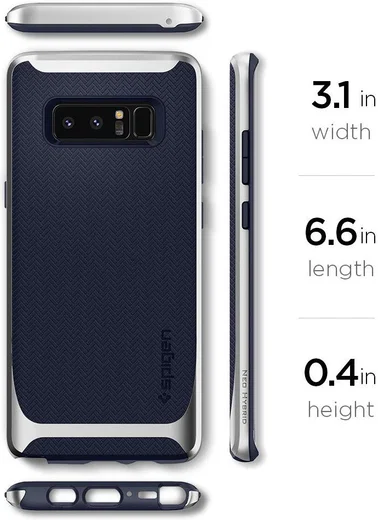Spigen Neo Hybrid Samsung Galaxy Note 8 Zilver afbeelding 7