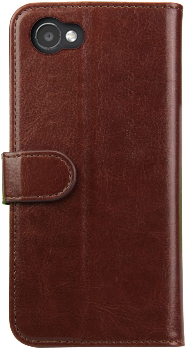 Rosso Element LG Q6 Hoesje Book Cover Bruin afbeelding 5