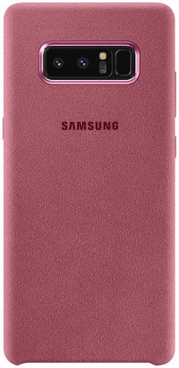 Samsung Galaxy Note 8 Alcantara Cover Roze afbeelding 1
